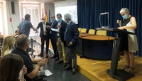 El consejero de Salud preside el acto de entrega de los nombramientos de los nuevos responsables de Enfermería del 061