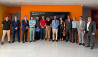 Participantes en la junta directiva y el patronato del Centro Europeo de Empresas e Innovación de Murcia (Ceeim)