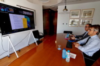 El consejero de Economía, Hacienda y Administración Digital, Luis Alberto Marín, y el director general de Informática y Transformación Digital, Javier...