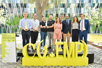 Imagen del premio INFO-Exolum, una muestra del apoyo a emprendedores