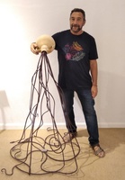 El artista Antonio Fernández Espín, protagonista de la muestra que se puede visitar en Bullas en el marco del Plan Espacios Expositivos EXE de la...