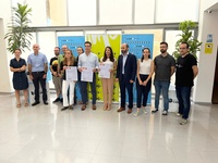 Los responsables de las empresas Bemyvega, Keepcool y Long Seq recibieron el sello EIBT.