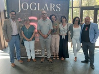 El director general del Instituto de las Industrias Culturales y las Artes, ICA, Manuel Cebrián, asistió hoy al ensayo de la obra ¡Qué salga Aristófanes!,...
