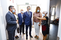 Visita a instalaciones de la Asociación de familiares de enfermos de Alzheimer (Afade) en Alcantarilla (I)