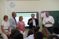 Imagen de la presentación de Procuadros en el CEIP Ricardo Campillo de Santomera