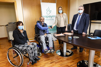 La Comunidad y Aspaym colaborarán en actividades de sensibilización y educación vial para evitar lesiones medulares