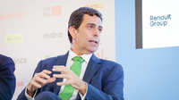 El consejero de Fomento e Infraestructuras, José Ramón Díez de Revenga, durante su intervención en el III Simposio del Observatorio de la Movilidad y las Ciudades (1)