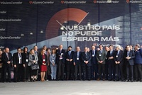 El presidente de la Comunidad, Fernando López Miras, asiste en Barcelona al sexto acto empresarial para reivindicar la culminación del Corredor M...