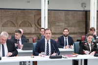 El consejero de Presidencia, Turismo, Cultura y Deportes, Marcos Ortuño, en su comparecencia ante la Comisión de Economía, Hacienda y Presupuestos...
