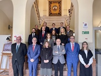 La Galería de Rectores del Edificio de Convalecencia ha acogido esta mañana la presentación de la Cátedra de Educación