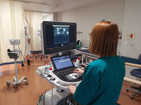 Uno de los nuevos equipos instalados en el servicio de Cardiología del hospital Rafael Méndez.