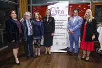 Isabel Franco asiste a la cena benéfica anual de AFA Levante