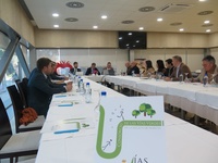 Reunión celebrada hoy por la Junta de Gobierno del Consorcio de las Vías Verdes de la Región del Murcia.
