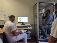 El hospital Rafael Méndez de Lorca cuenta con un nuevo pletismógrafo