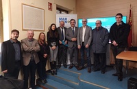 El consejero de Medio Ambiente, Mar Menor, Universidades e Investigación, con los ponentes de las Jornadas Técnicas sobre Modelo del Mar Menor y ...