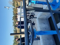 El consejero Antonio Luengo, durante su visita a la nueva estación depuradora de La Majada, en Mazarrón.