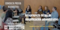 La Comunidad avanza en la Ley de Simplificación Administrativa con la consulta pública previa