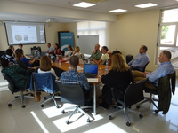 Reunión de responsables de Explotación de Esamur con representantes del proyecto Life Amia.