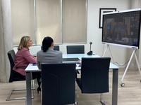 La consejera de Política Social, Familias e Igualdad, Conchita Ruiz, durante la reunión del Consejo Territorial de Servicios Sociales.