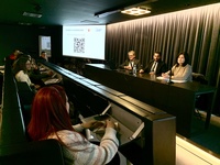 El director de Vivienda, José Francisco Lajara, durante la charla informativa sobre las ayudas de mejora de accesibilidad en la vivienda enmarcadas...