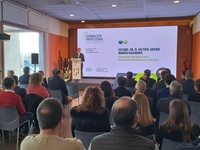 El consejero Víctor Marín inauguró la jornada 'Formación profesional en la empresa'.