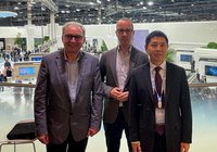 El director general de Informática y Transformación Digital, Javier Martínez, durante el encuentro de trabajo celebrado con representantes de Huawei...