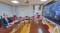 El consejero de Educación, Formación Profesional y Empleo, Víctor Marín, participó en videoconferencia en la Conferencia Sectorial de Educación.