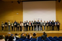 El consejero de Presidencia, Turismo, Cultura, Juventud, Deportes y Portavocía, Marcos Ortuño, y los directores generales de Informática y Transformación...