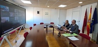 El consejero de Educación, Formación Profesional y Empleo, Víctor Marín, junto a la directora del Servicio Regional de Empleo y Formación (SEF), Marisa López, participaron por videoconferencia en la Sectorial del Sistema Nacional de Cualificaciones y Formación Profesional para el Empleo.