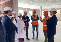 El consejero de Salud, Juan José Pedreño, recorrió las instalaciones donde se realizan las obras del nuevo centro de salud de Caravaca de la Cruz