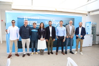 El director general del Itrem, Juan Francisco Martínez, junto con algunos de los ponentes del congreso.