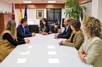 Reunión con representantes de la Fundación Junior Achievement