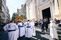 López Miras participa en la procesión de domingo de Resurrección de Cartagena y destaca que ésta ha sido "una Semana Santa sin precedentes y con cifras históricas" (1)
