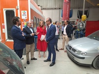 El consejero de Educación, Formación Profesional y Empleo, Víctor Marín, visitó las instalaciones de Fremm y firmó un convenio para la promoción ...