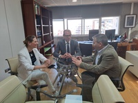 El consejero de Educación, Formación Profesional y Empleo, Víctor Marín, mantuvo un encuentro con el presidente del Comité de Empresa Docente, Diego...