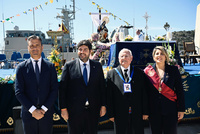 López Miras asiste a la Misa Solemne en conmemoración del 300 Aniversario de la llegada de la Virgen de la Caridad a Cartagena (2)