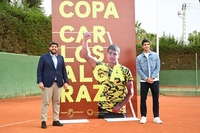 López Miras, junto al tenista Carlos Alcaraz