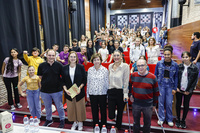 Isabel Franco participa junto a un centenar de escolares en el programa 'Tejiendo Ciudadanía por la Paz'