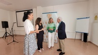 La consejera en funciones Conchita Ruiz visita la comunidad terapéutica de Proyecto Hombre en Murcia
