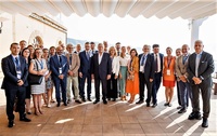 Representantes de las regiones participantes en la Asamblea del CIM