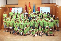 López Miras recibe a niños y profesionales que participan en las XXXIV Jornadas de Formación en Hemofilia