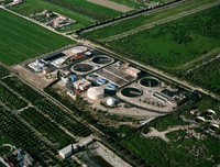 Vista aérea de la Estación Depuradora de Alcantarilla.