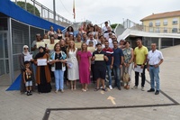 La directora general del SEF, Marisa López, durante la entrega de diplomas.