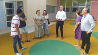 Los alumnos de infantil de Pliego comenzarán el curso en el nuevo pabellón del colegio Pascual Martínez Abellán