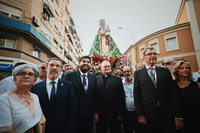 López Miras destaca "la emoción y alegría de la ciudad de Murcia" durante la despedida de la Virgen de la Fuensanta (2)