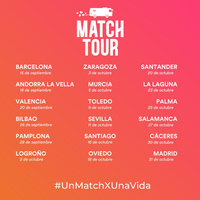 Itinerario de la campaña #UnMatchxUnaVida.