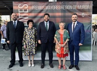 El presidente de la Comunidad, Fernando López Miras, clausuró hoy en Lorca el acto de entrega de los Premios 'Mayores Región de Murcia' (2)