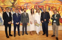 Inauguración de la exposición de Muher en Murcia.