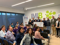 El IMIB Pascual Parrilla recibe una donación de vecinos de Avilés (Lorca) destinada a la investigación contra el cáncer infantil