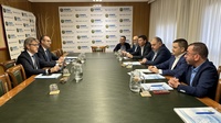 Los consejeros de Economía, Hacienda y Empresa, Luis Alberto Marín, y de Educación, Formación Profesional y Empleo, Víctor Marín, se reúnen con el...